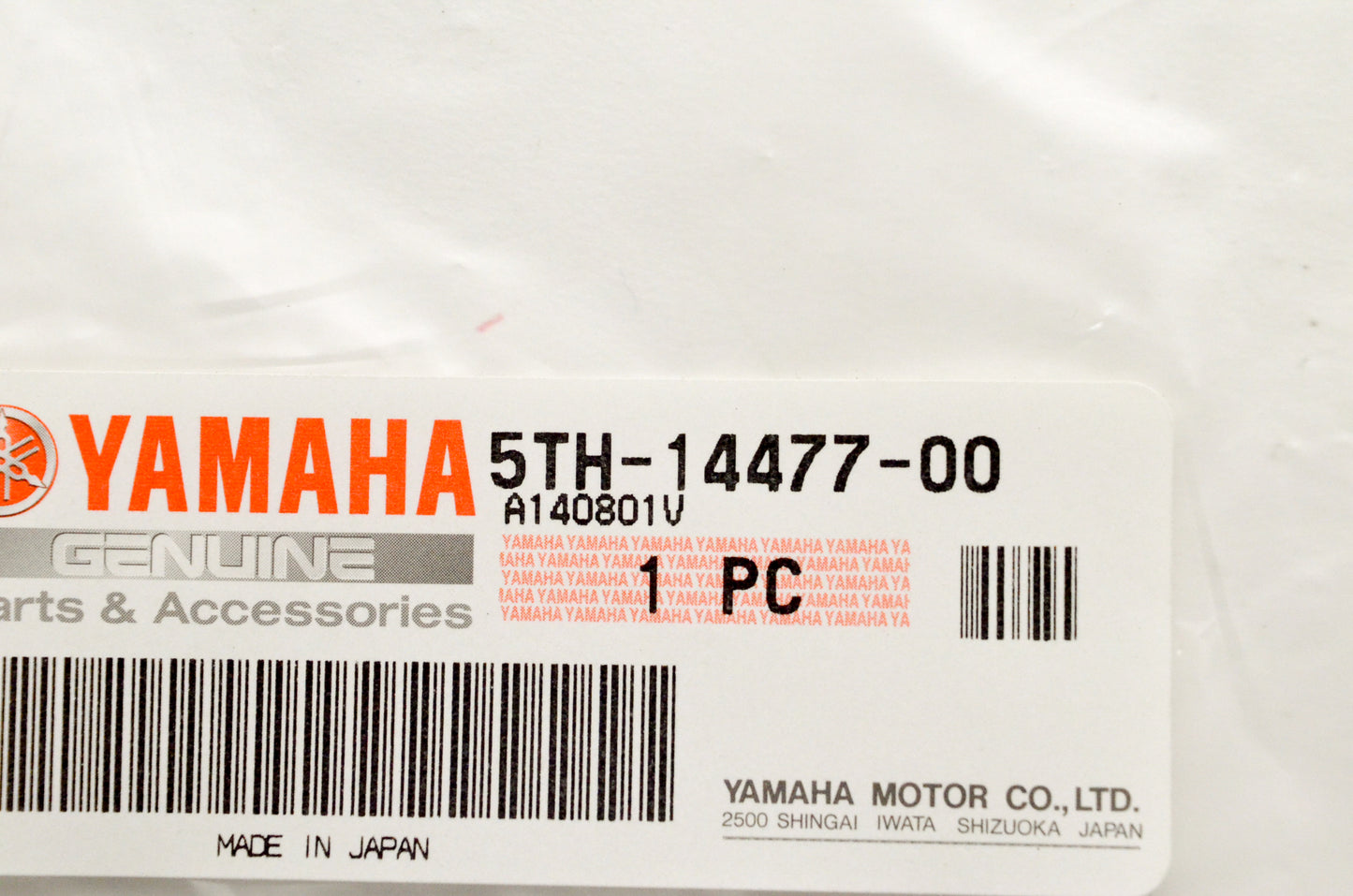 OEM Yamaha 5TH-14477-00-00 Plate