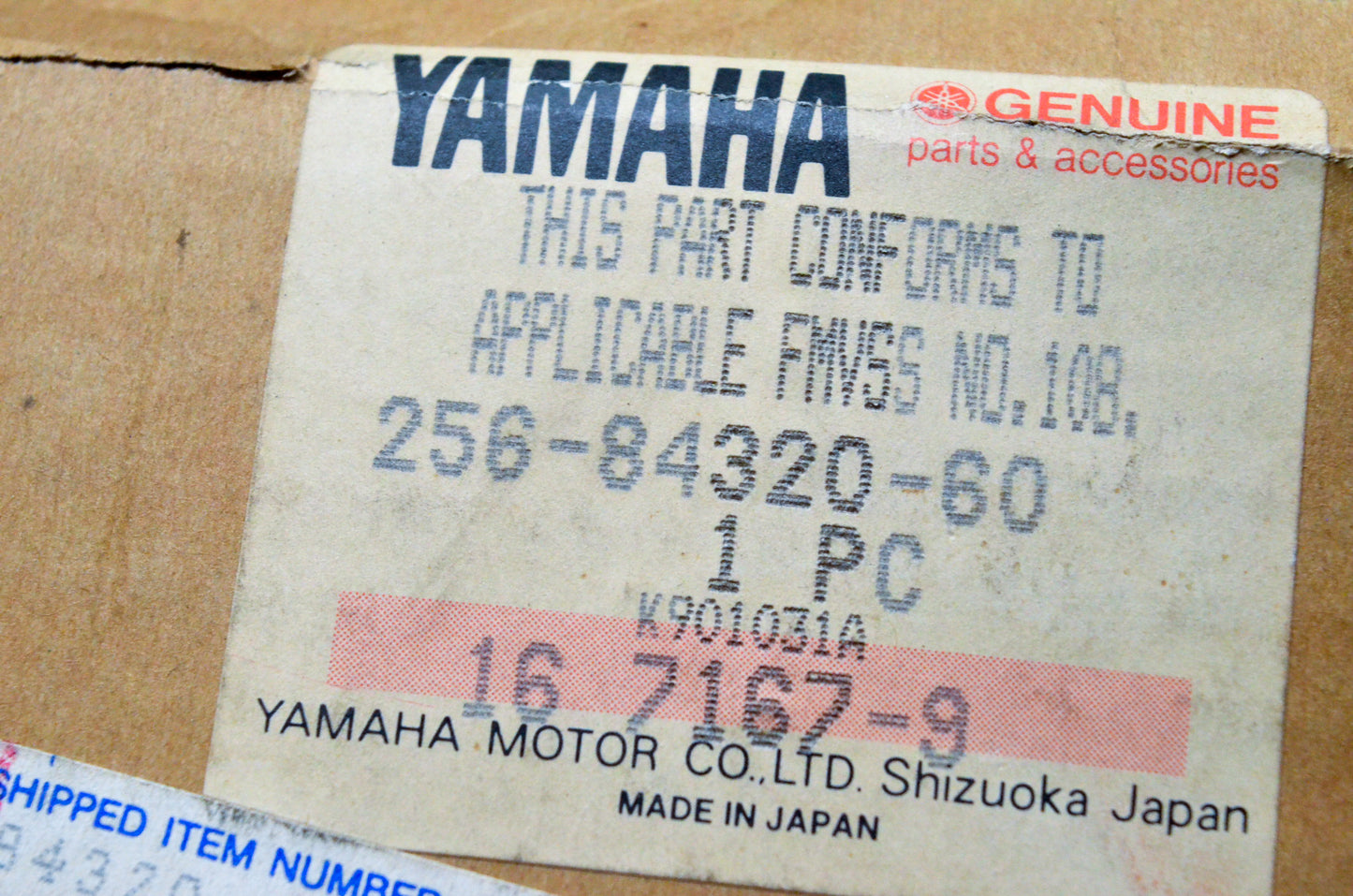 OEM Yamaha 256-84320-60-00 Lens Assembly