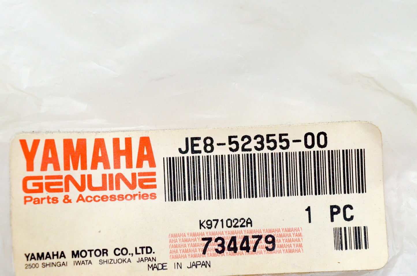 New OEM Yamaha JE8-52355-00-00 V-Belt 1 NOS