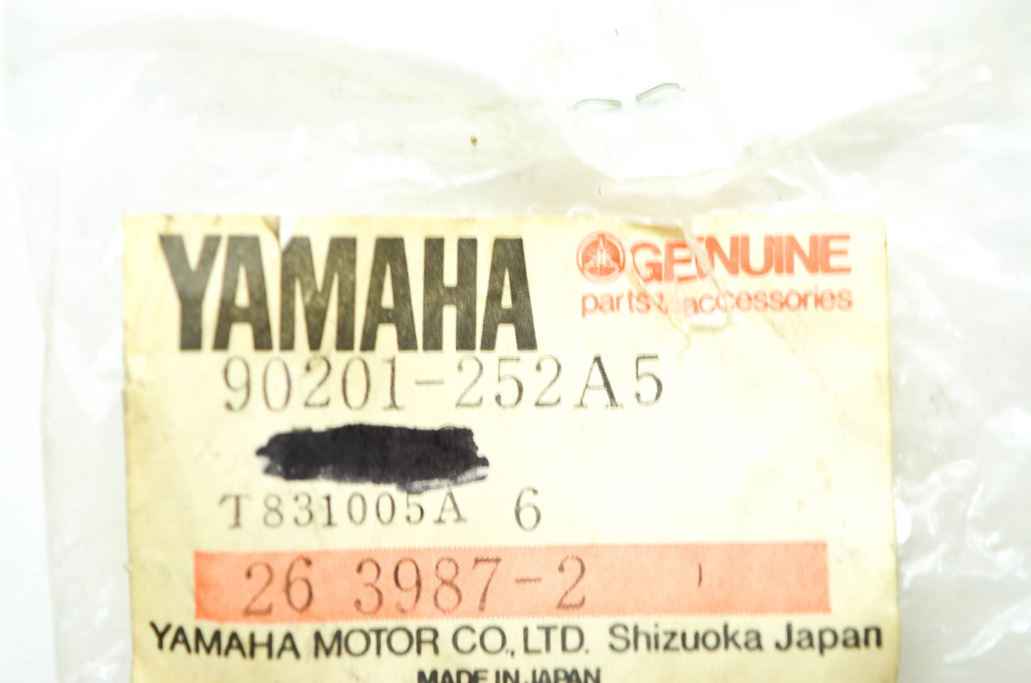 OEM Yamaha 90201-252A5-00 Plate Washer Qty 2 NOS