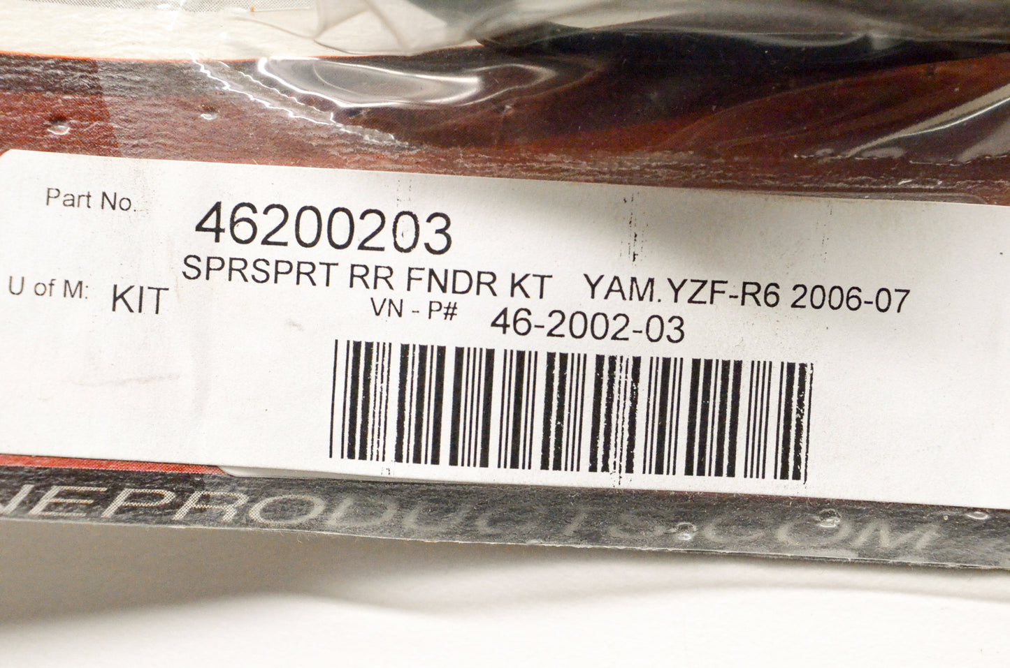 OEM Yamaha 46200203 Rear Fender Kit Yam YZF-R6 2006-07 NOS