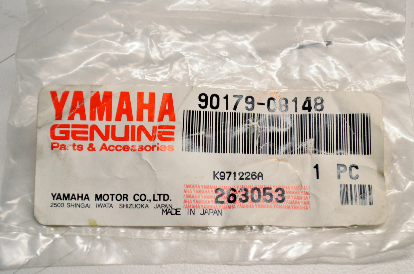 OEM Yamaha 90179-08148-00 Special Shape Nut NOS
