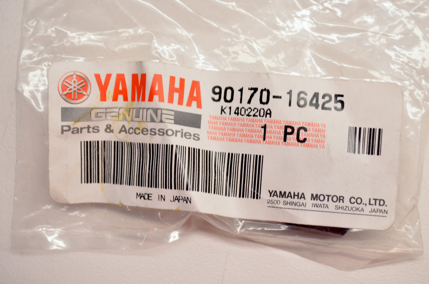 OEM Yamaha 90170-16425-00 Nut NOS