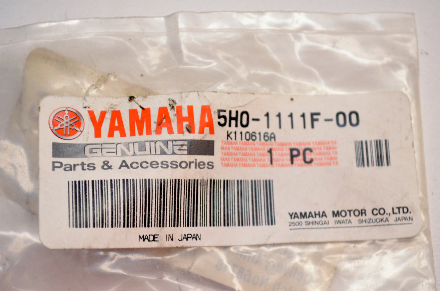 OEM Yamaha 5H0-1111F-00-00 Plate NOS