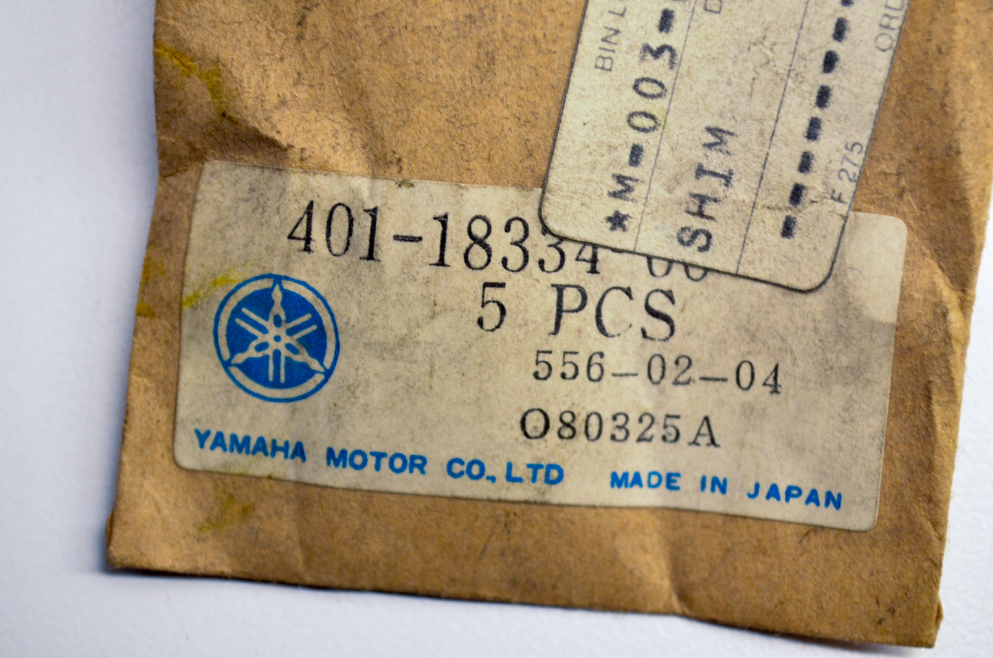 OEM Yamaha 401-18334-00-00 Shim NOS