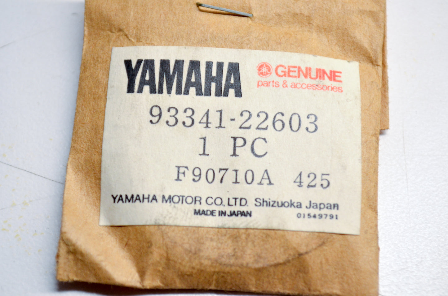 OEM Yamaha 93341-22603-00 Flat Bearing #41 NOS