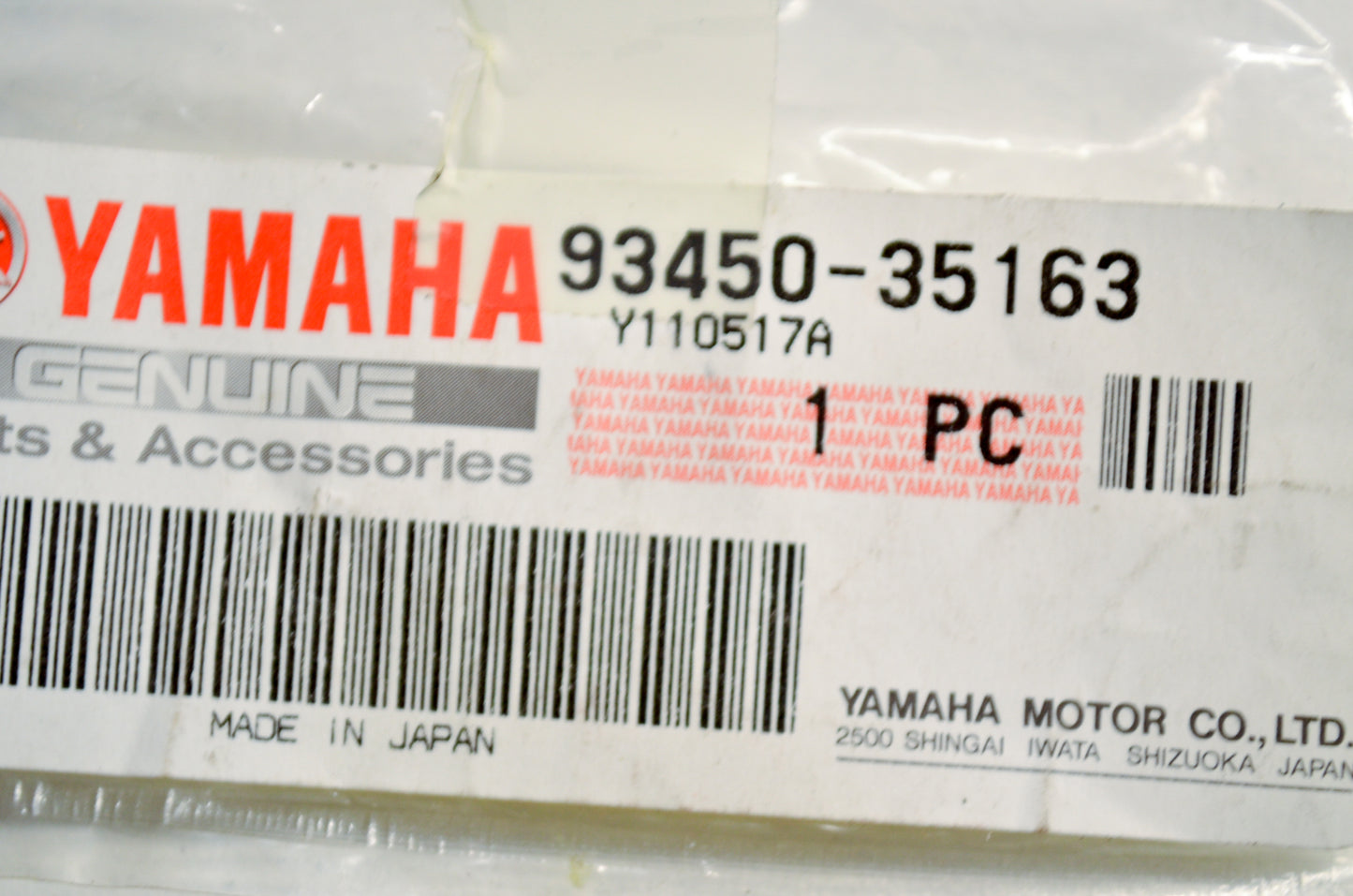 OEM Yamaha 93450-35163-00 Circlip