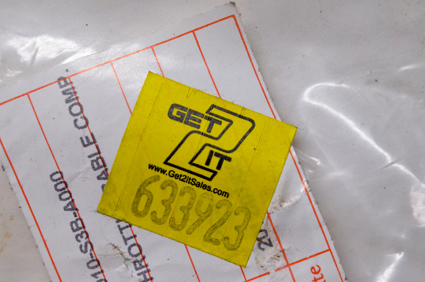 Get2It 633923, 17910-S3B-A000 Throttle Cable NOS