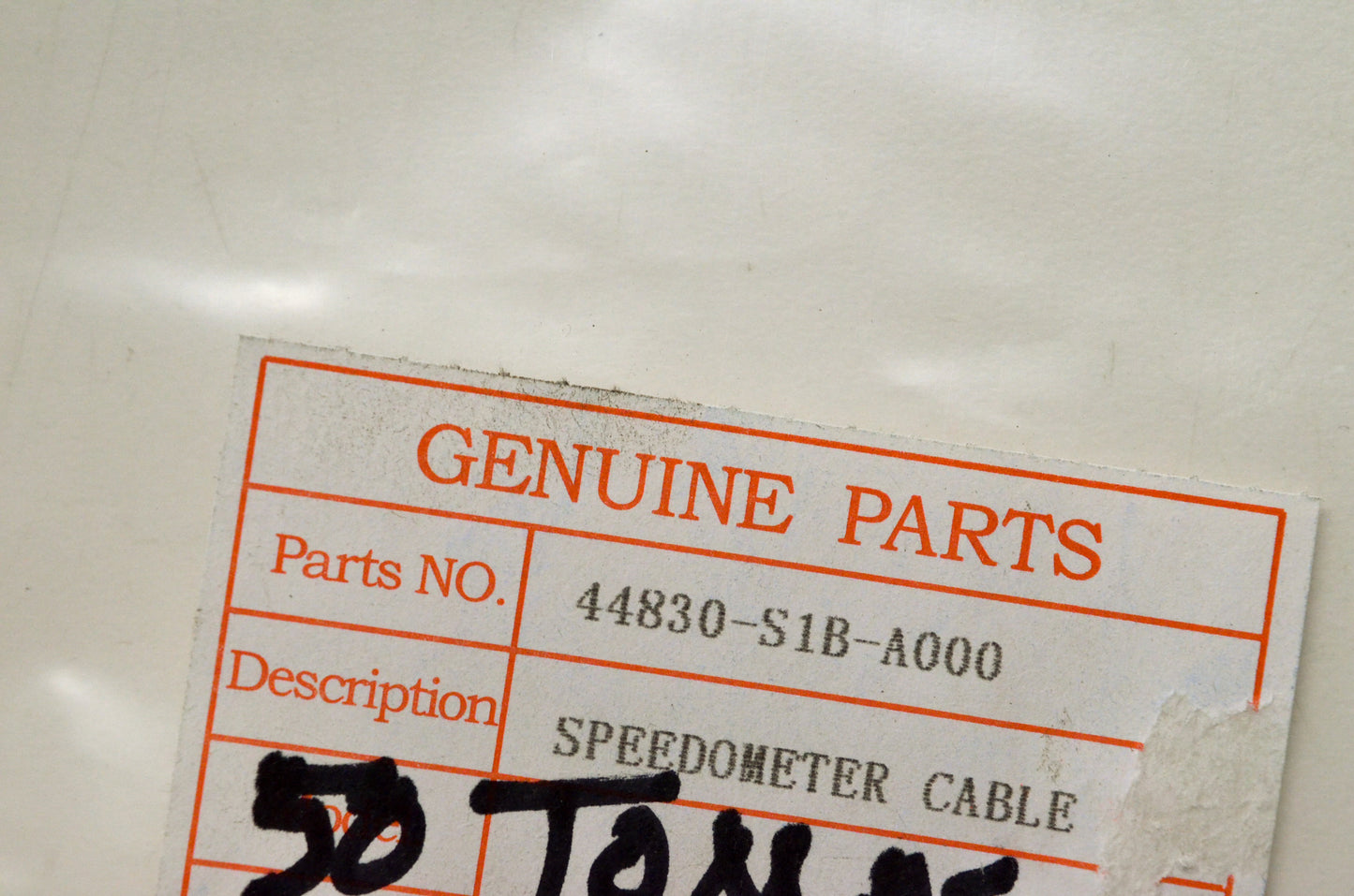 Sym 44830-S1B-A000 Speedometer Cable NOS