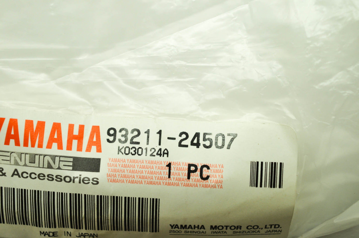 OEM Yamaha 93211-24507-00 O-Ring NOS