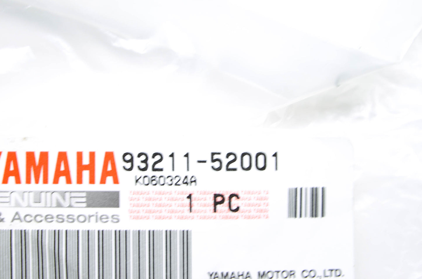 New OEM Yamaha 93211-52001-00 O-Ring NOS