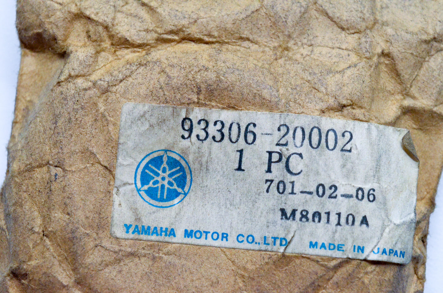OEM Yamaha 93306-20002-00 Bearing NOS