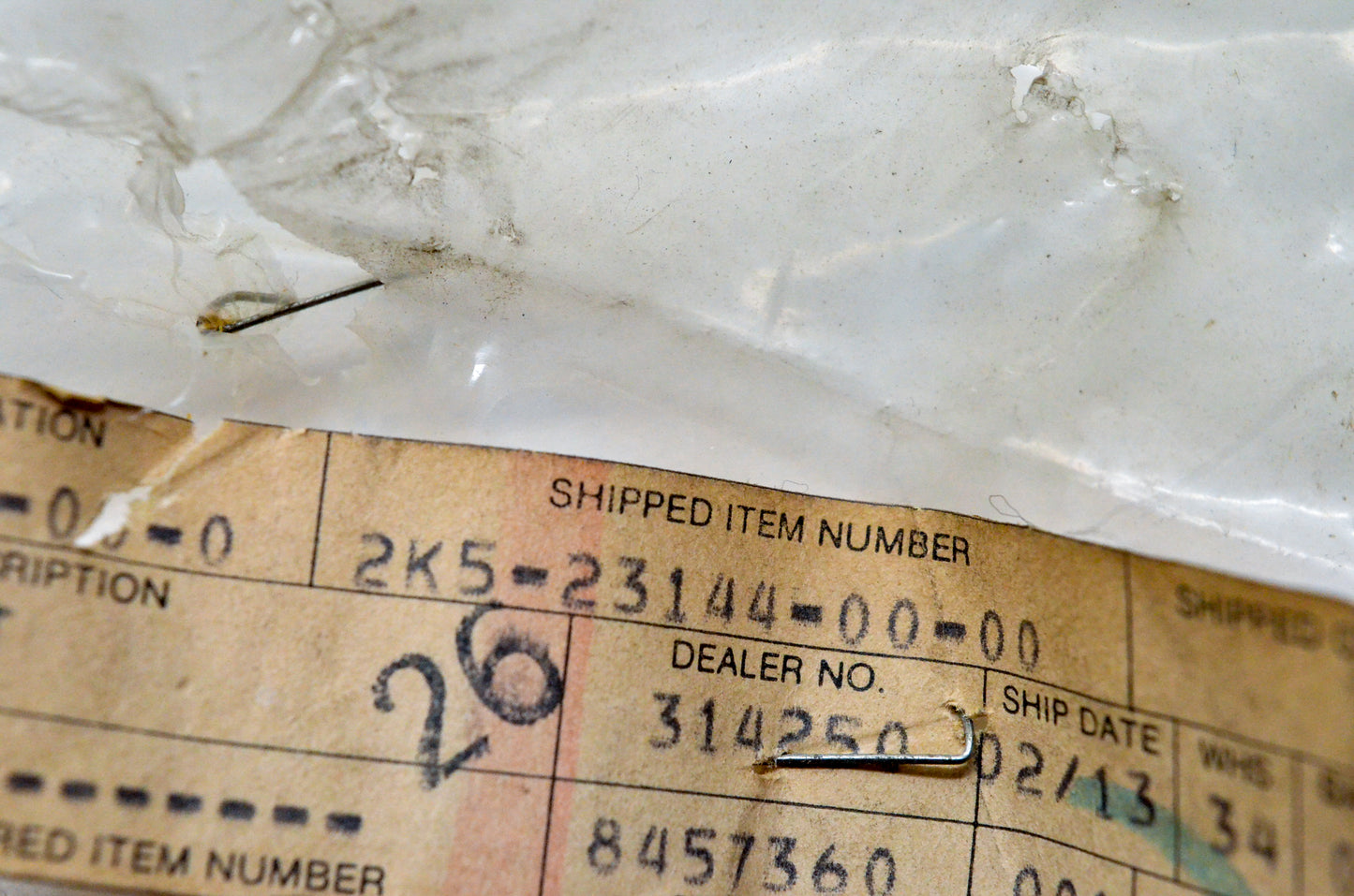 OEM Yamaha 2K5-23144-00-00 Dust Seal NOS