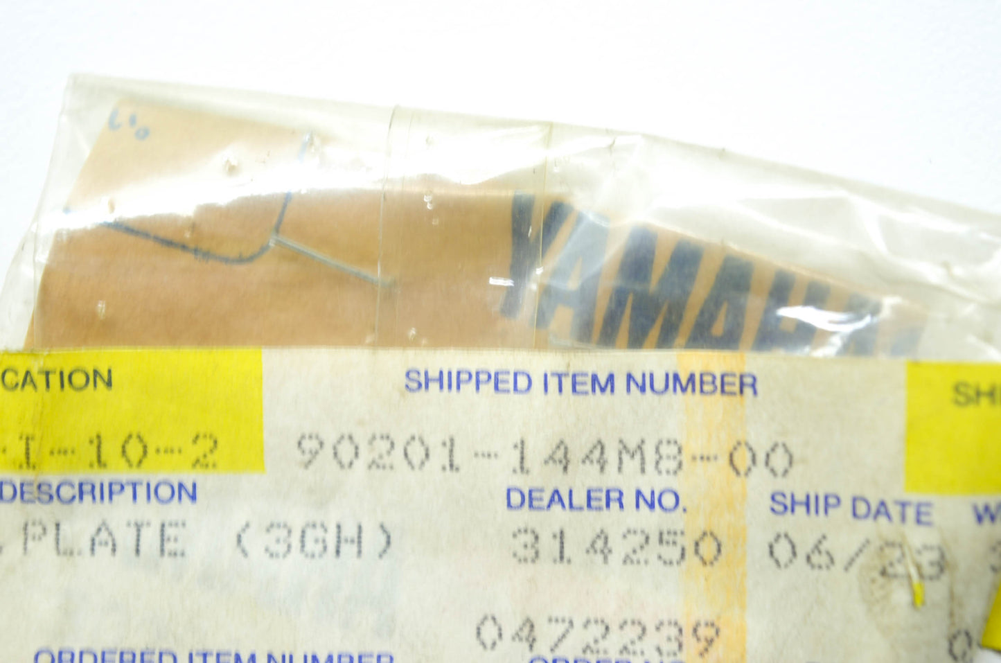OEM Yamaha 90201-144M8-00 Plate Washer (3GH) NOS