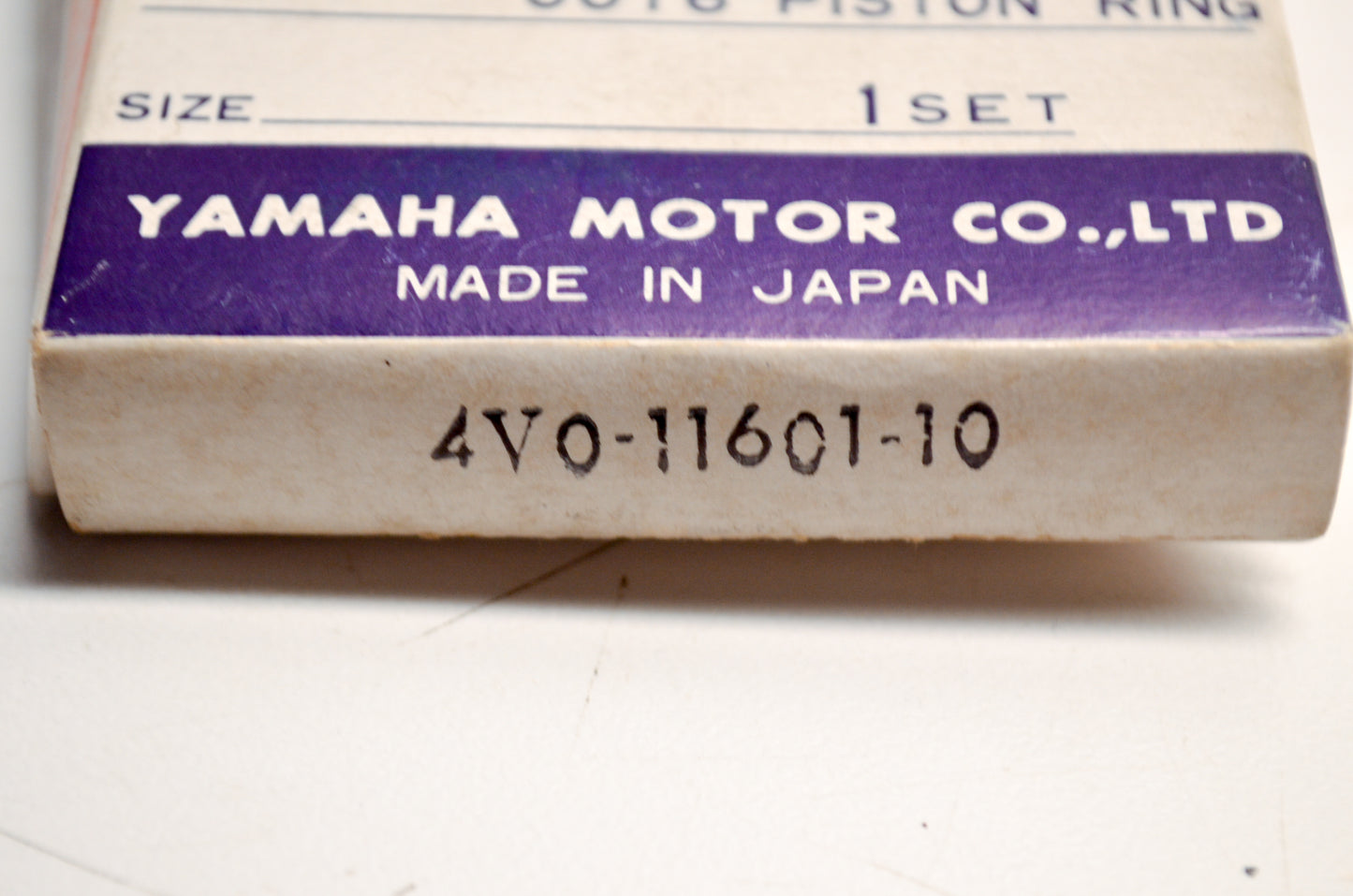New OEM Yamaha 4V0-11601-10-00 Piston Ring 1st Set NOS