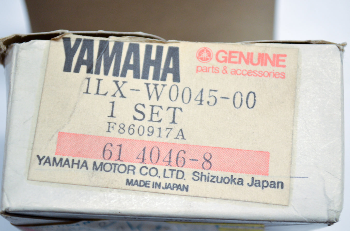 OEM Yamaha 1LX-W0045-00-00 Front Brake Pad Kit NOS
