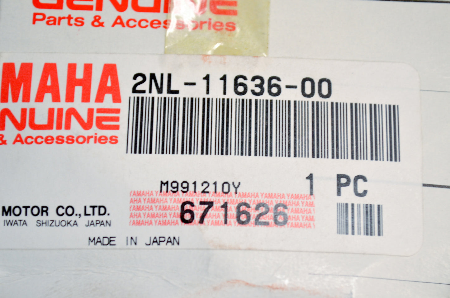 OEM Yamaha 2NL-11636-00-00 Piston (0.50 O/S) NOS