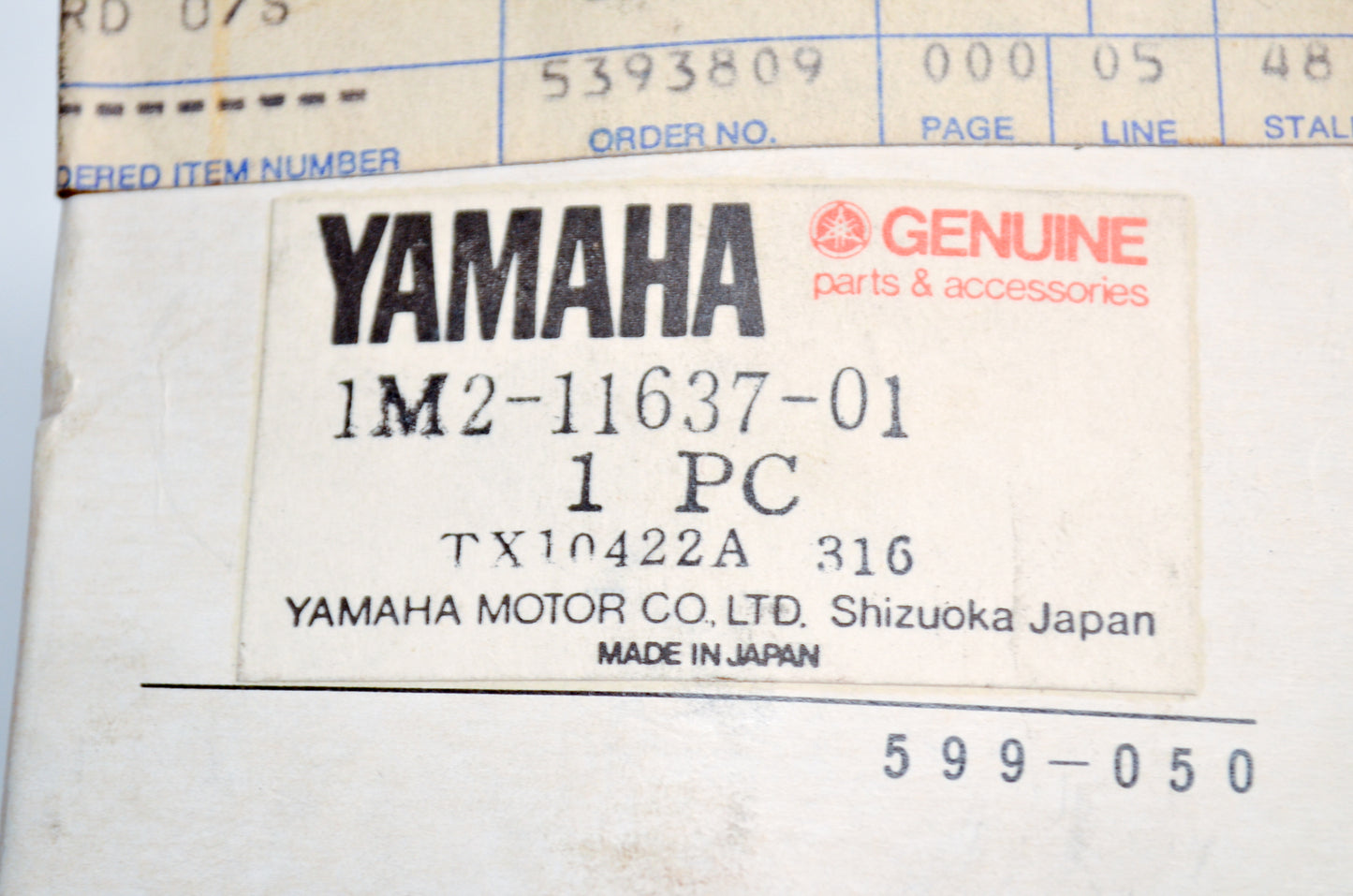 OEM Yamaha 1M2-11637-01-00 Piston 3 O/S 0.75 NOS