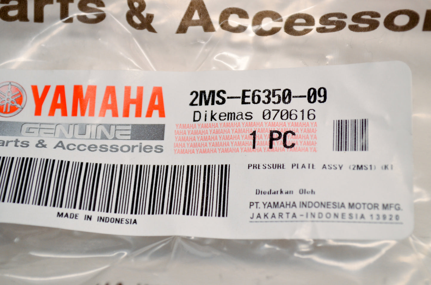 OEM Yamaha 2MS-E6350-09-00 Pressure Plate Assembly NOS