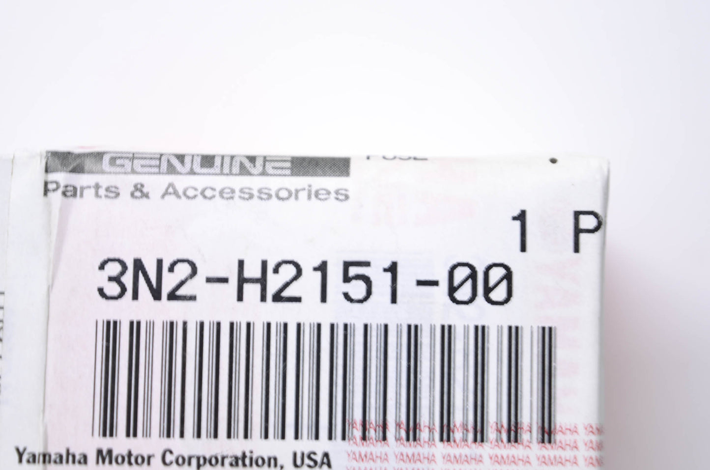 New OEM Yamaha 3N2-H2151-00-00 Fuse NOS
