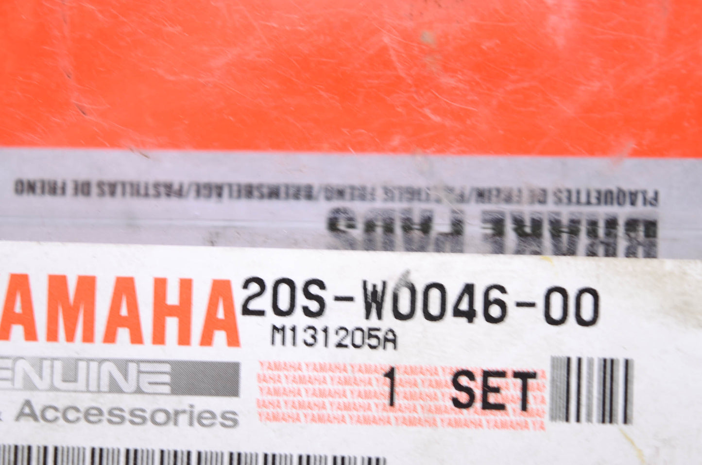 OEM Yamaha 20S-W0046-00-00 Brake Pad Kit NOS