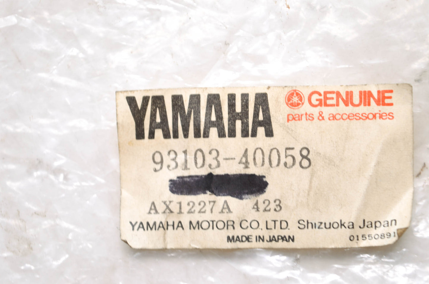 OEM Yamaha 93103-40058-00 Oil Seal Type SW NOS