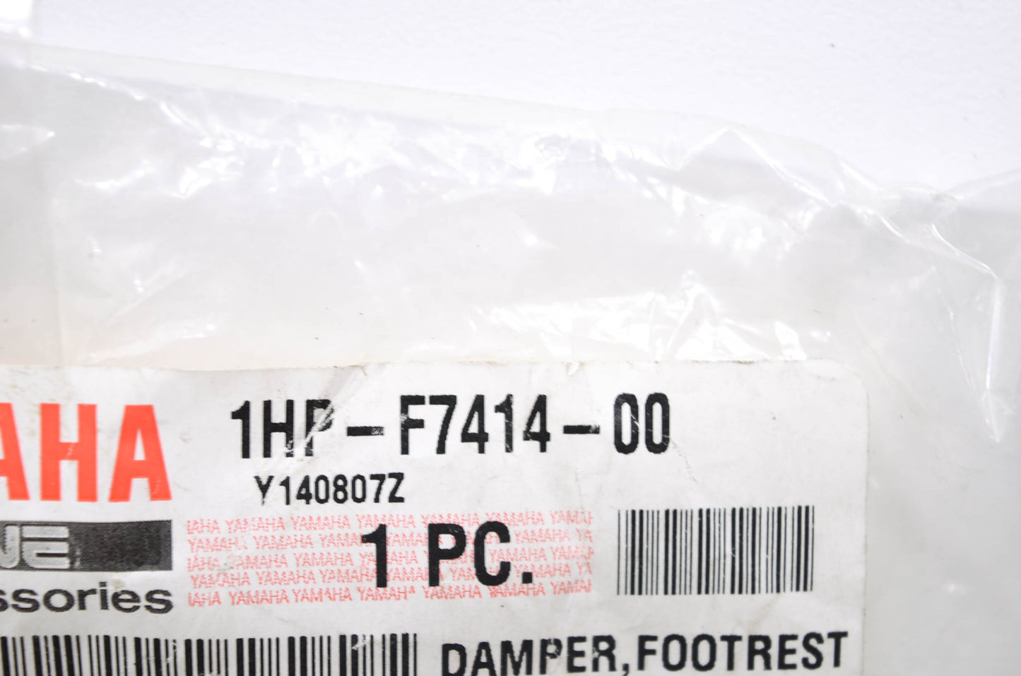 New OEM Yamaha 1HP-F7414-00-00 Footrest Damper NOS