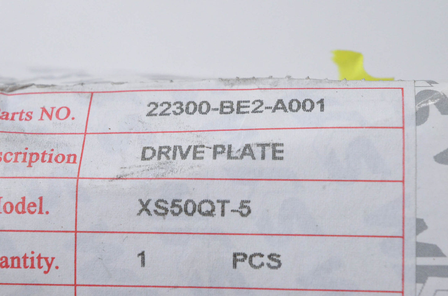 Tomos 22300-BE2-A001 Drive Plate Assembly NOS
