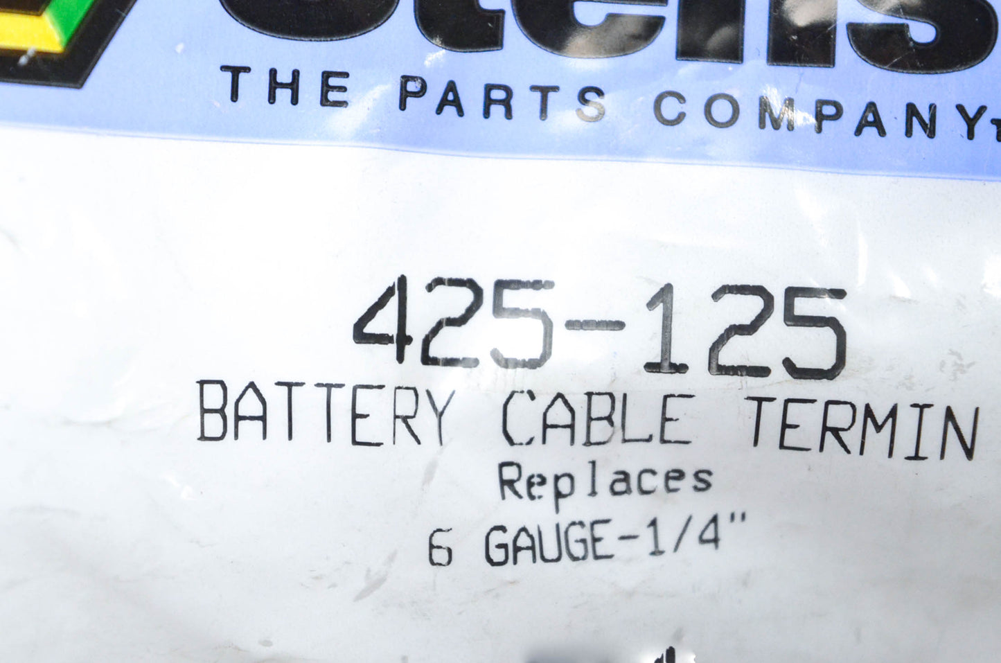 Stens 425-125 6 Gauge 1/4' Battery Cable Terminal Qty 2 NOS