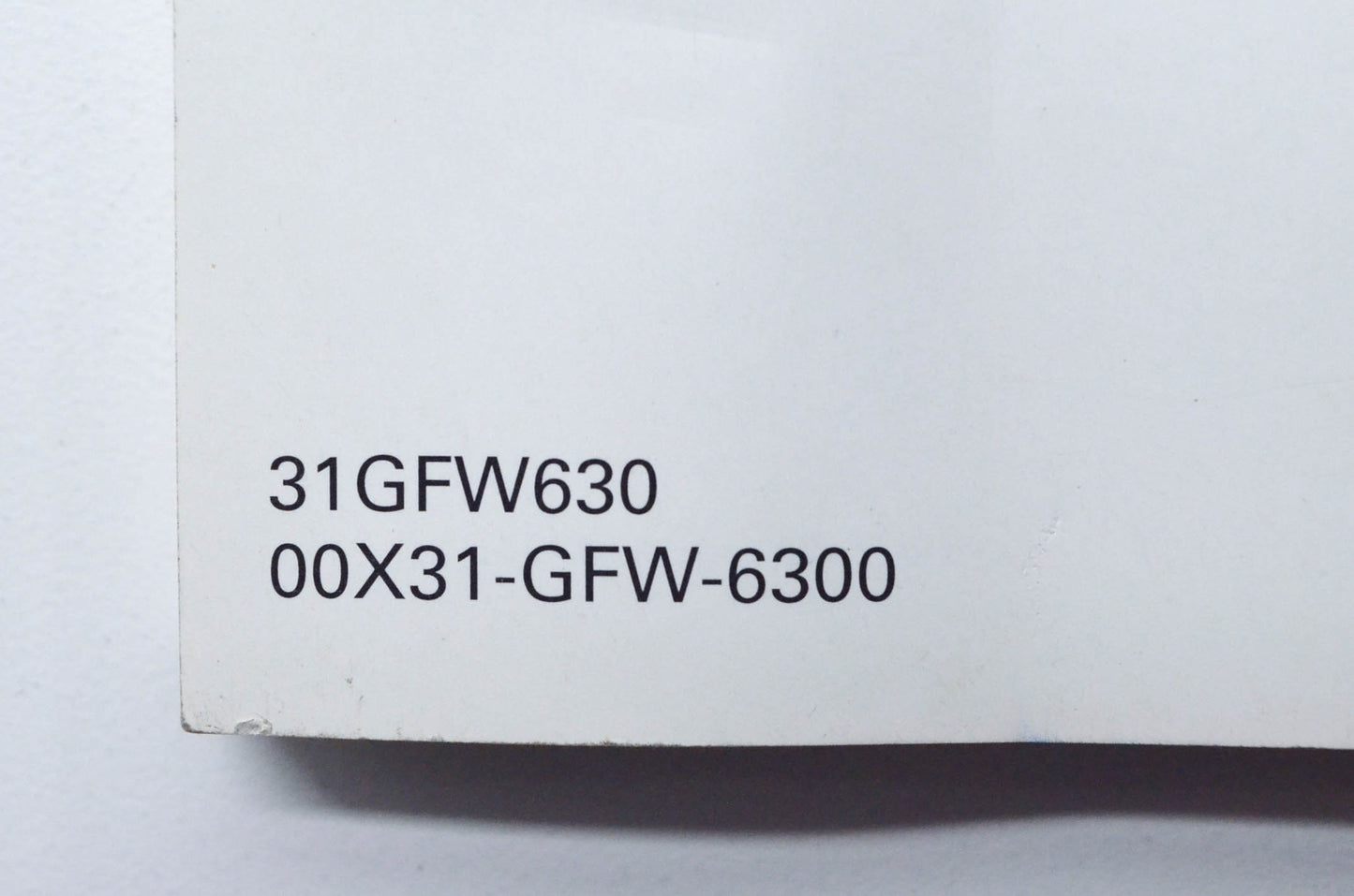 OEM Honda 2009 CRF80F Owner's Manual