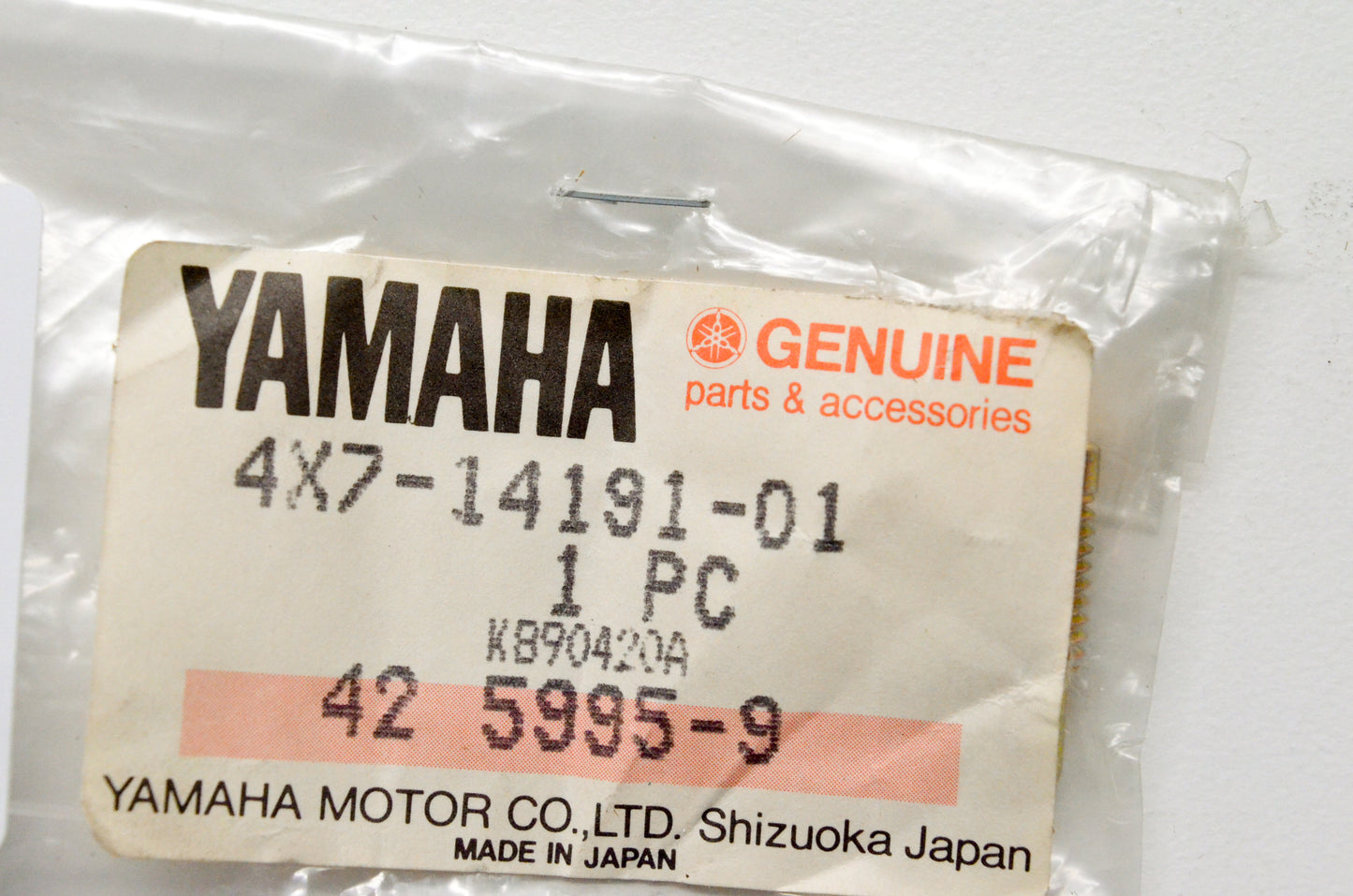New OEM Yamaha 4X7-14191-01-00 Drain Plug NOS