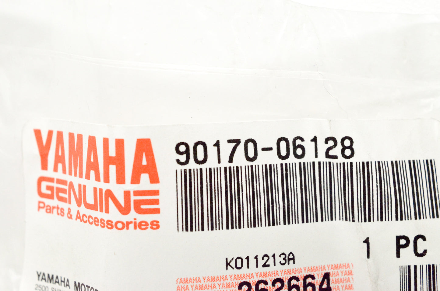 OEM Yamaha 90170-06128-00 Hexagon Nuts Qty 2 NOS