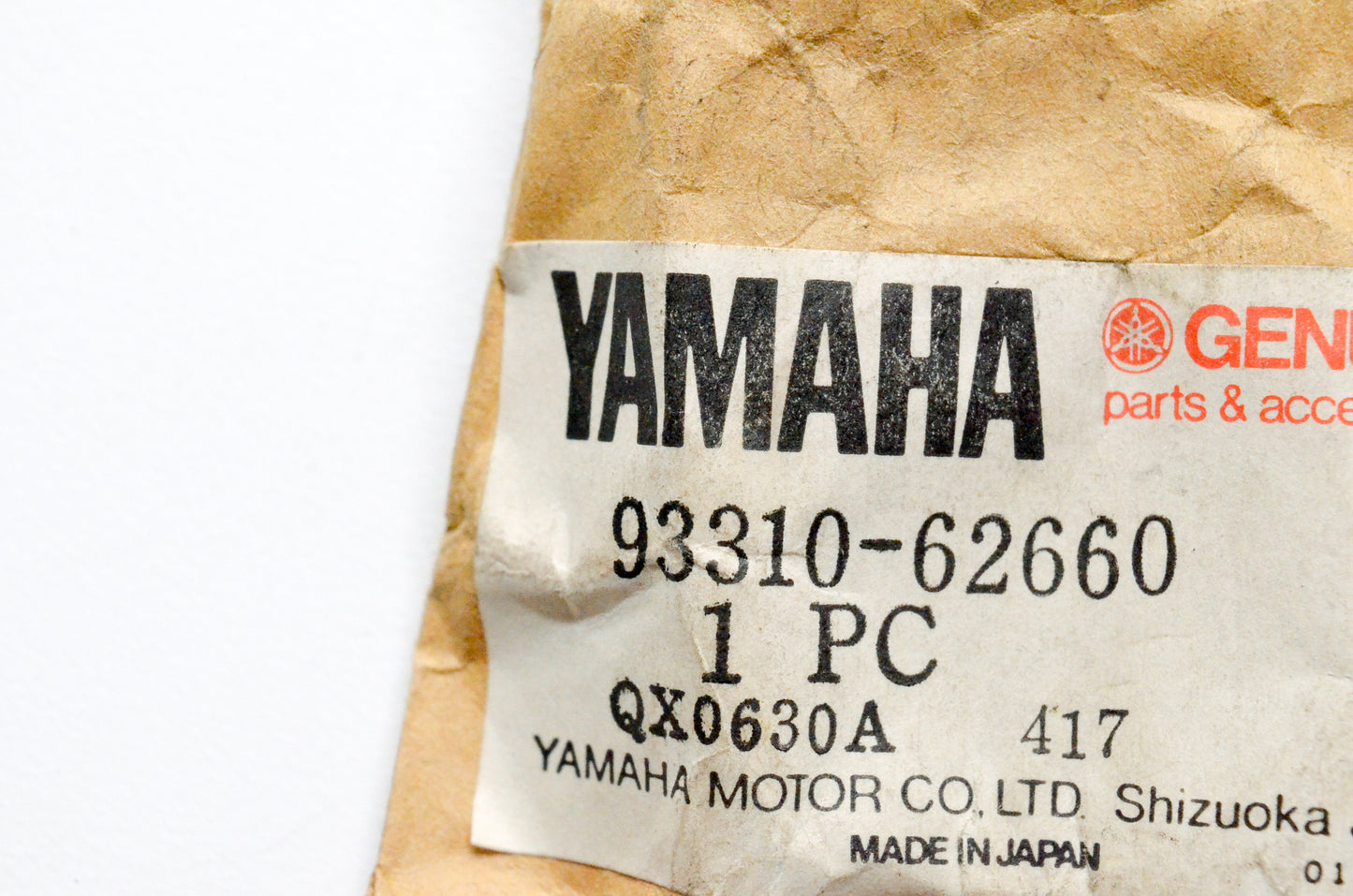 OEM Yamaha 93310-62660-00 Cylinder Bearing #10 NOS
