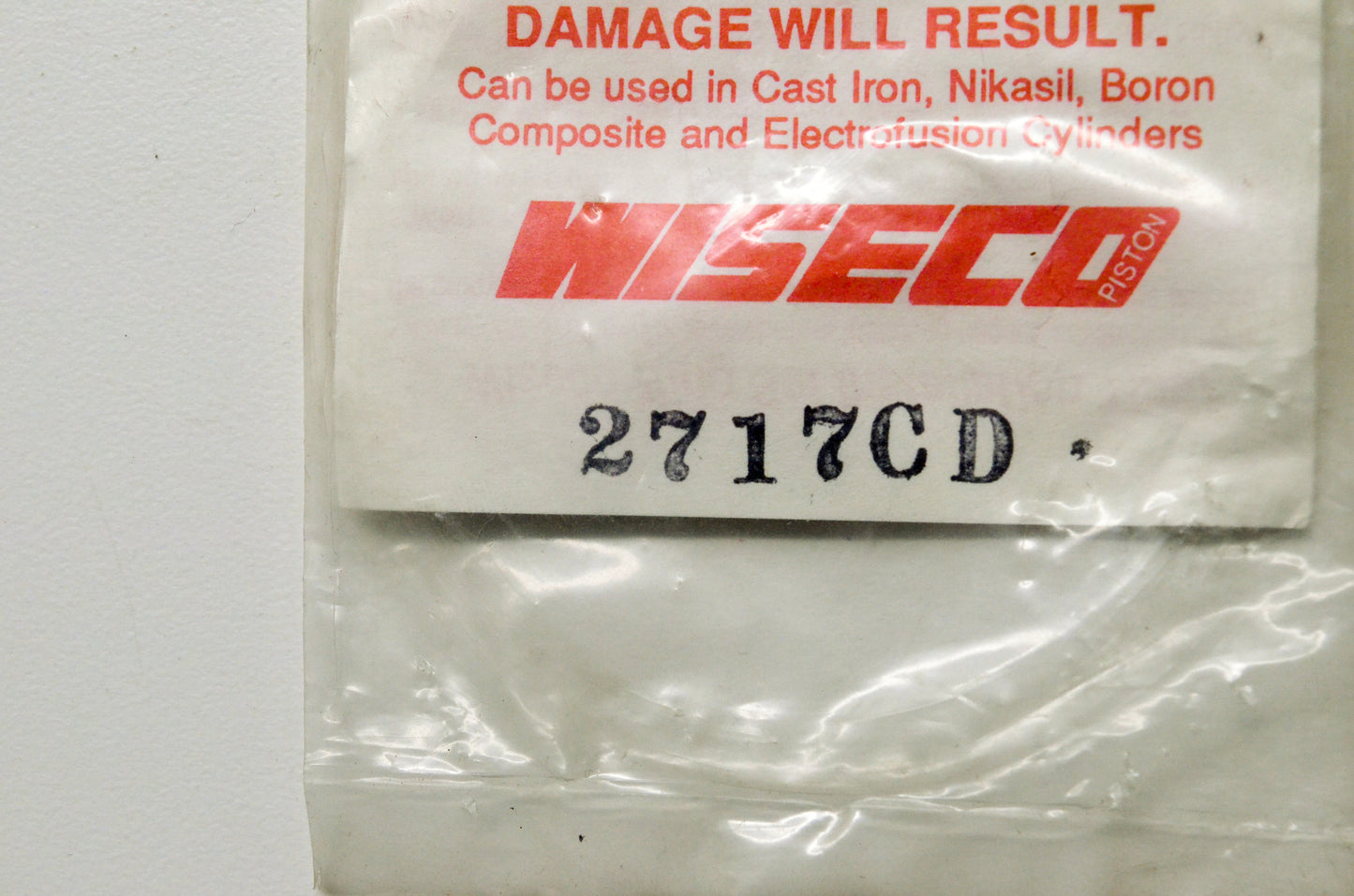 Wiseco 2717CD 69.00MM Piston Ring Set NOS