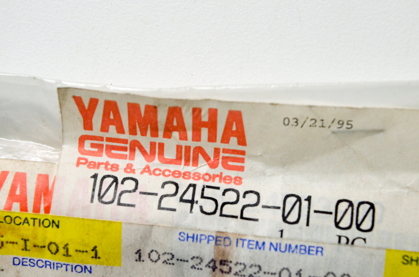 New OEM Yamaha 102-24522-01-00 Gasket NOS