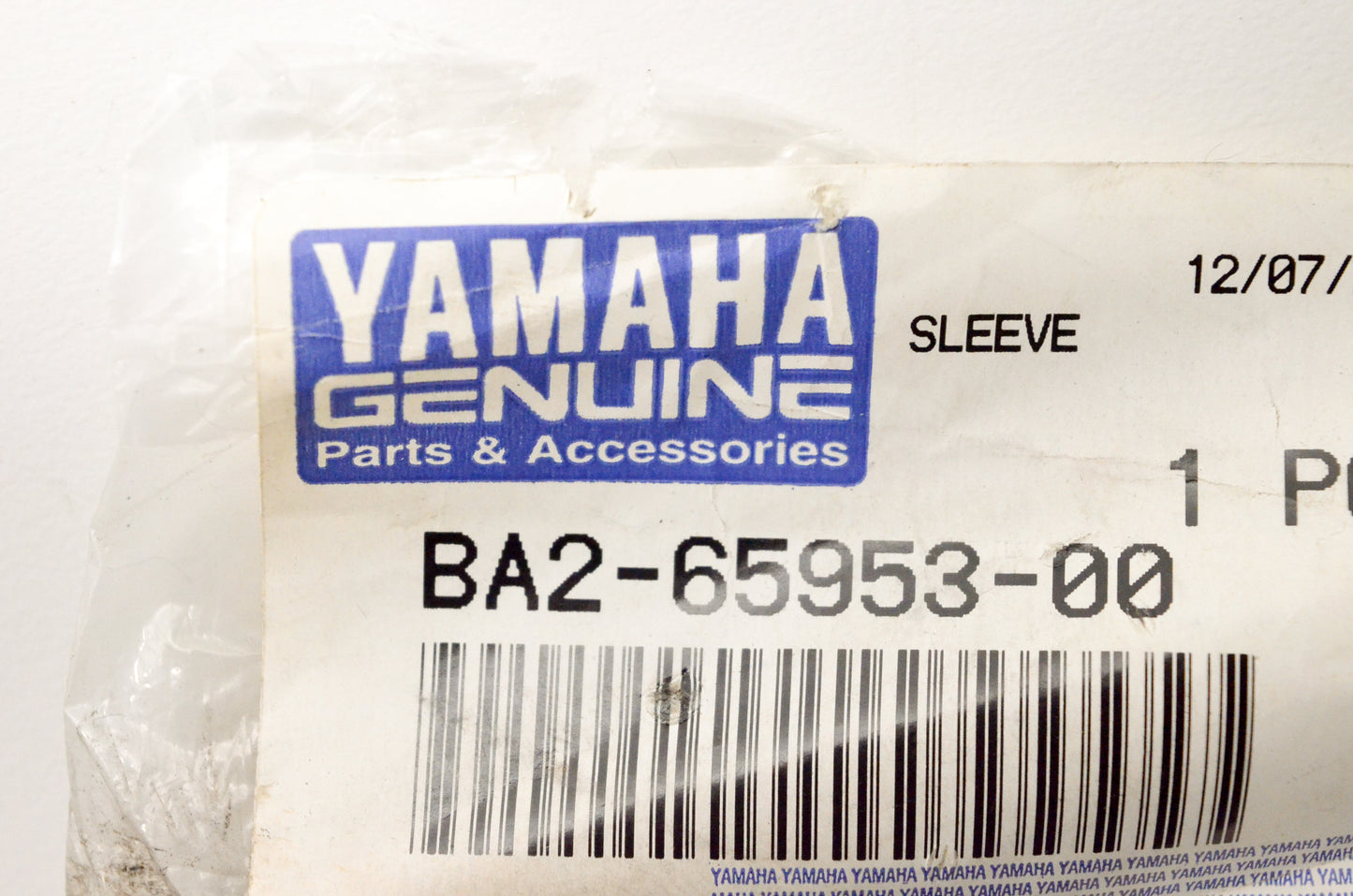 New OEM Yamaha BA2-65953-00-00 Sleeve NOS
