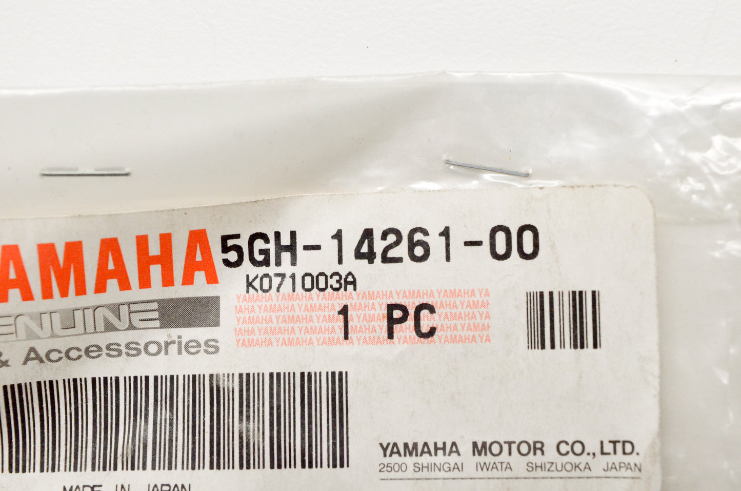 OEM Yamaha 5GH-14261-00-00 Holder NOS