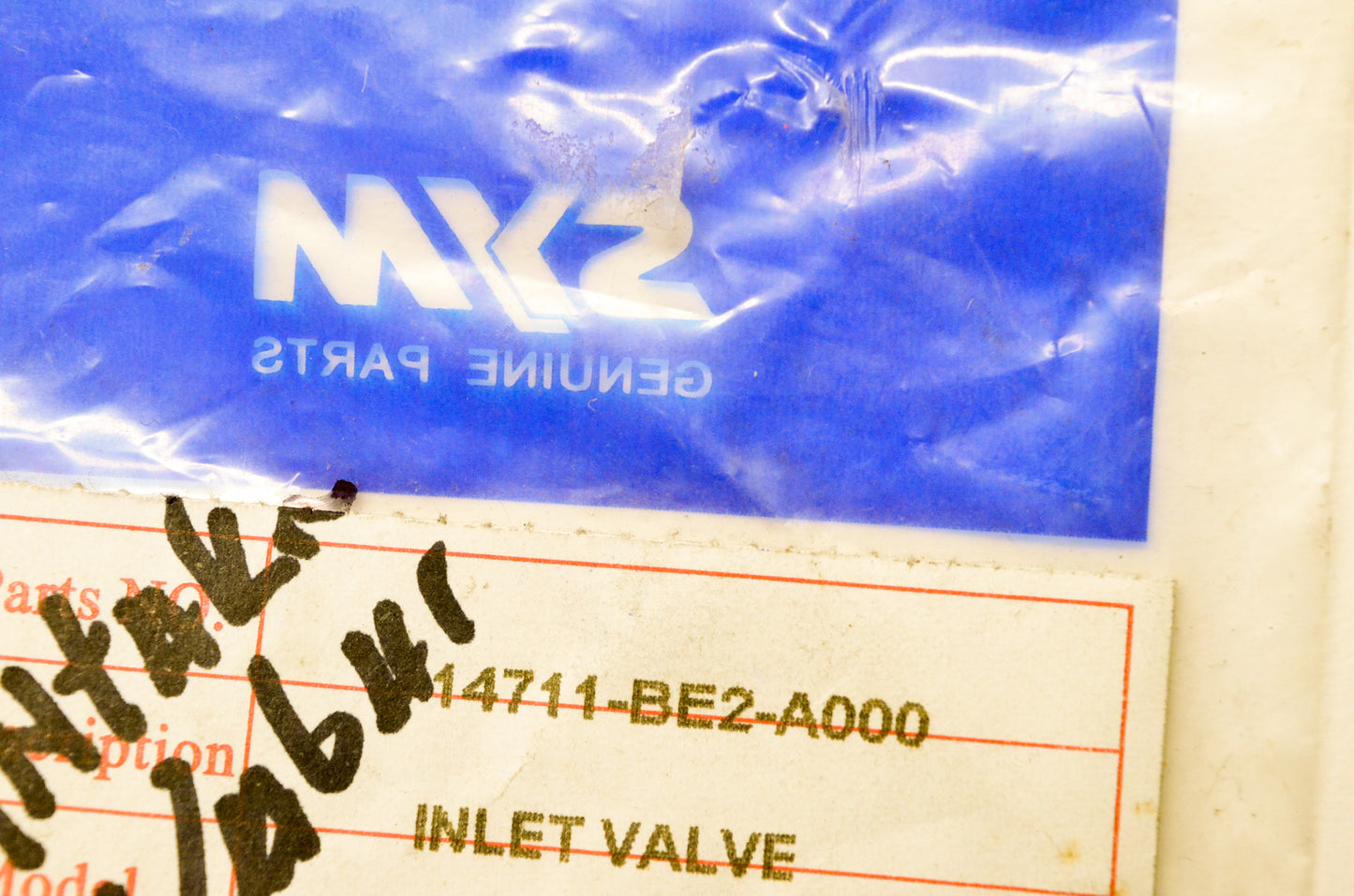 Sym 14711-BE2-A000 Inlet Valve NOS
