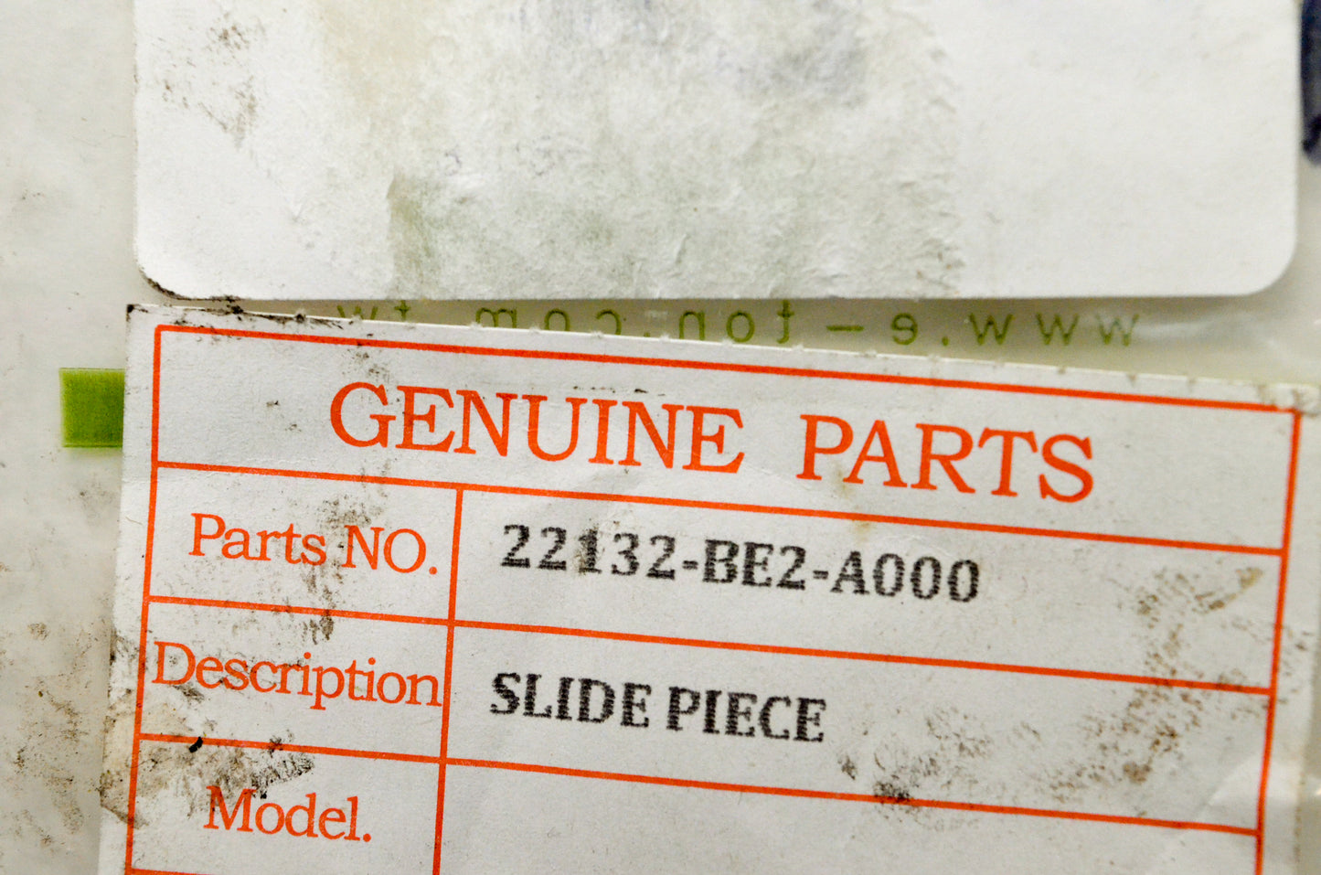 Sym 22132-BE2-A000 Slide Piece QTY 3 NOS