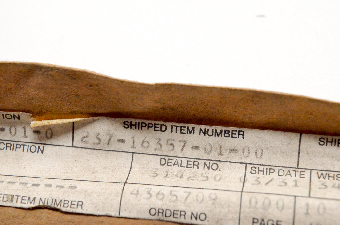 OEM Yamaha 237-16357-01-00 Push Rod 2 NOS