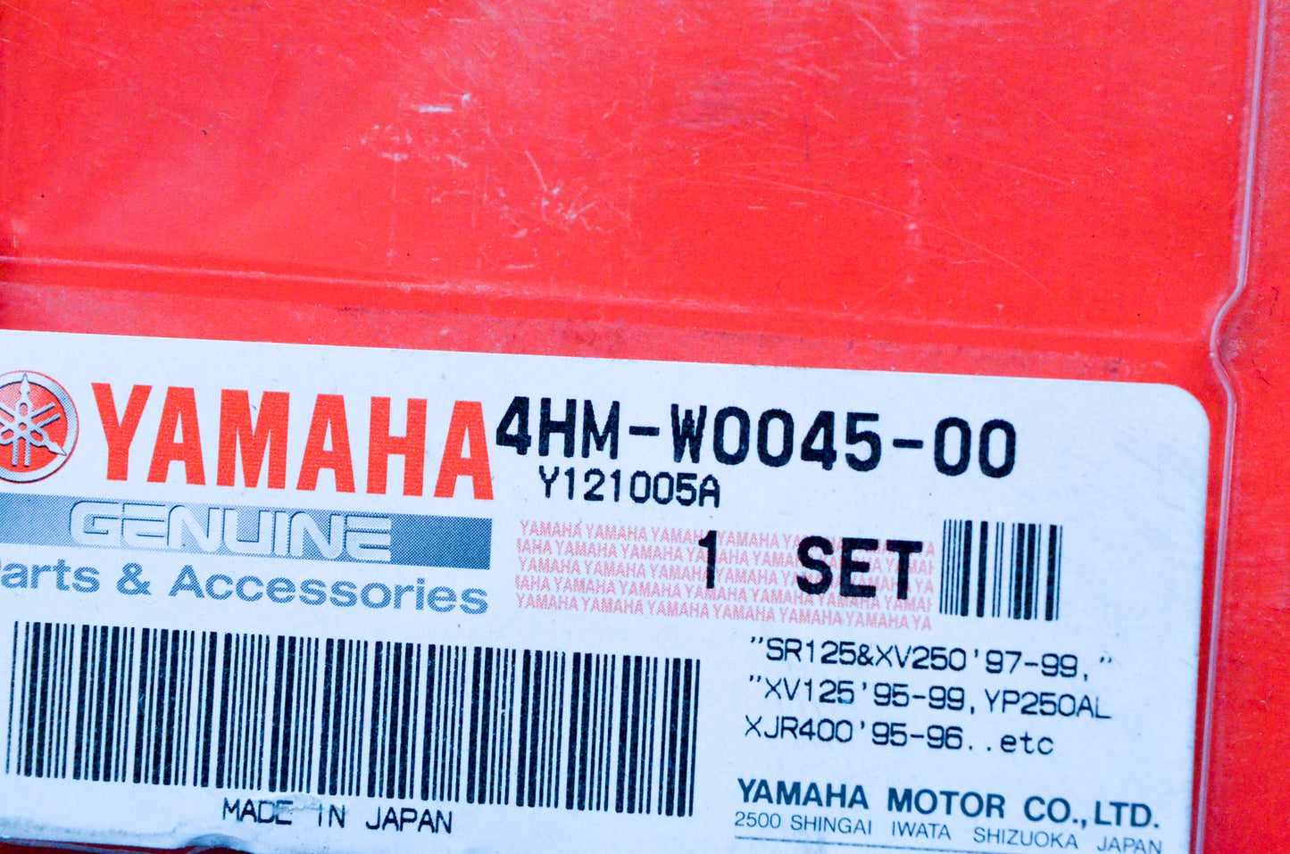 OEM Yamaha 4HM-W0045-00-00 Brake Pad Kit NOS