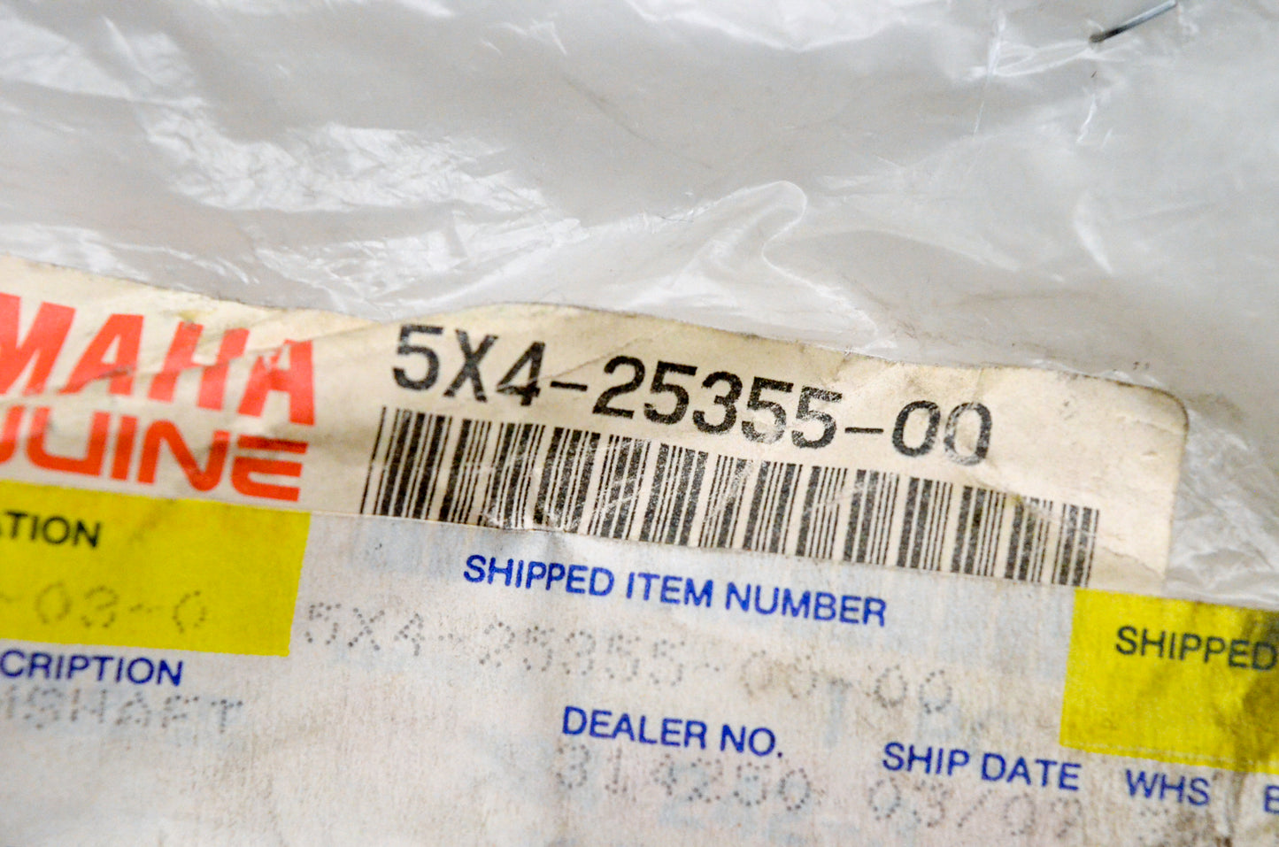 OEM Yamaha 5X4-25355-00-00 Camshaft Lever