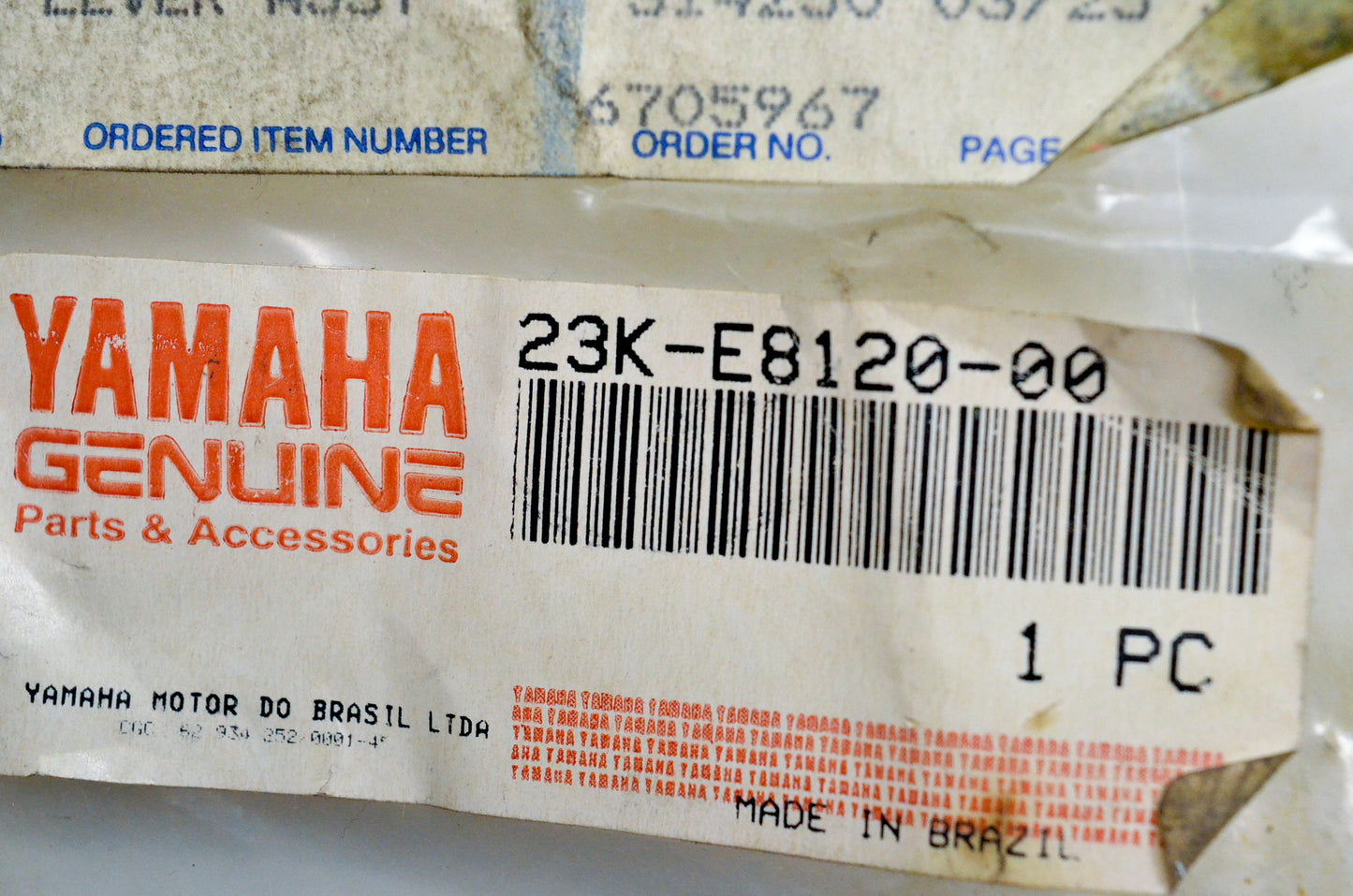 OEM Yamaha 23K-E8120-00-00 Shift Lever Assembly
