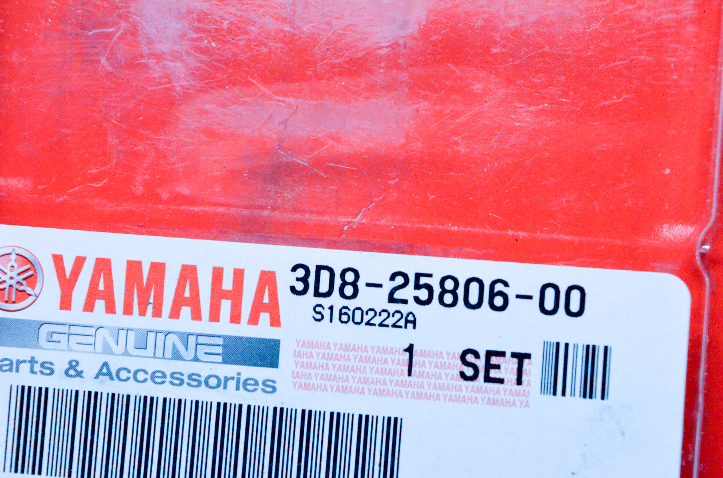 New OEM Yamaha 3D8-25806-00-00 Brake Pad Kit 2 NOS