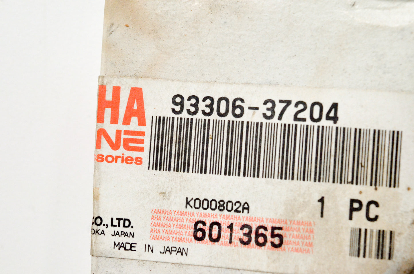 OEM Yamaha 93306-37204-00 Bearing NOS