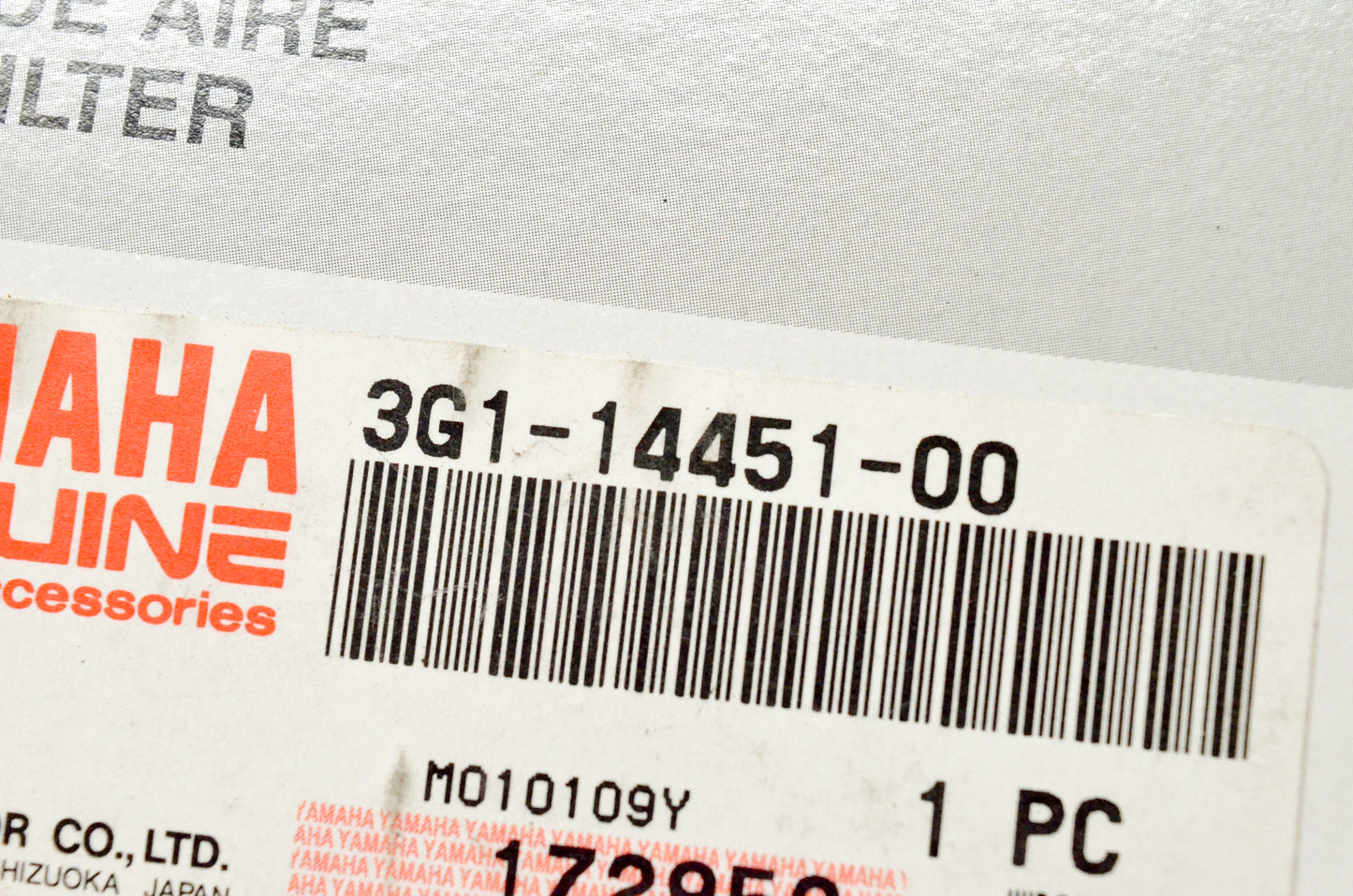 OEM Yamaha 3G1-14451-00-00 Air Cleaner Element NOS