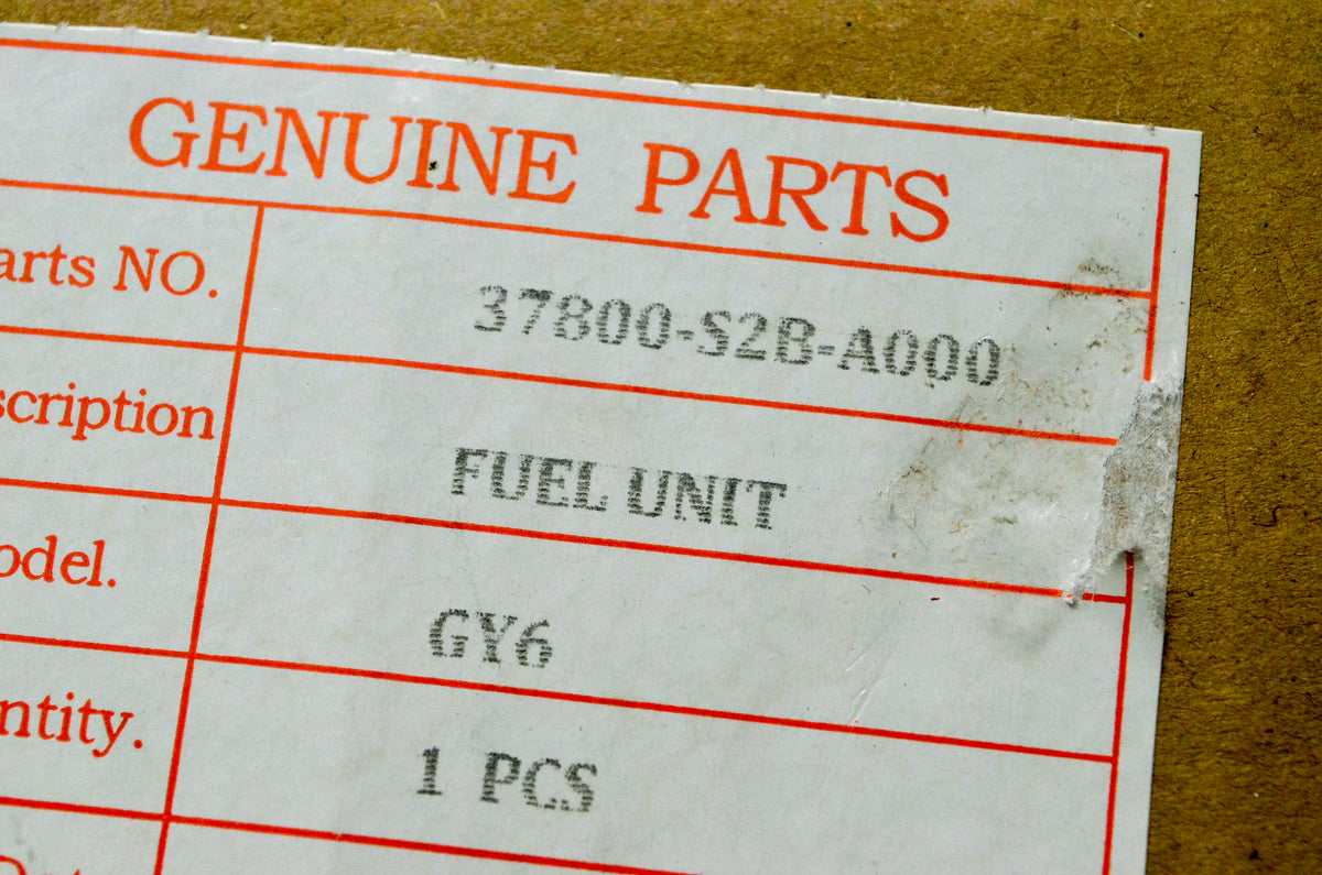 Sym 37800-S2B-A000 Fuel Unit NOS
