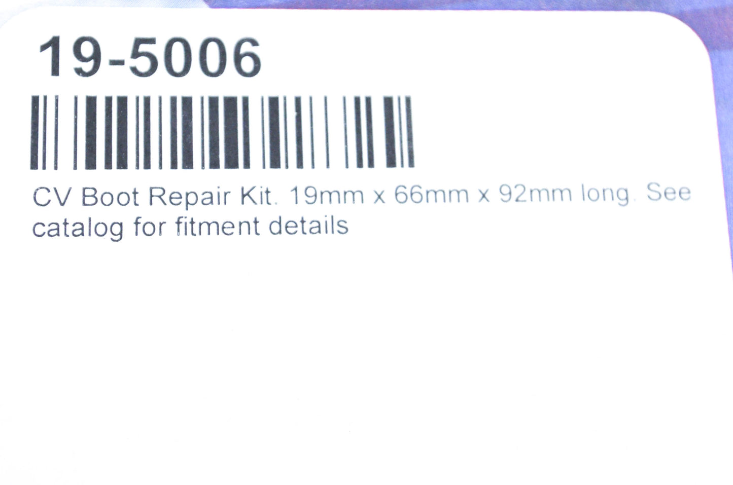 All Balls 19-5006 19x66x92mm CV Boot Repair Kit NOS