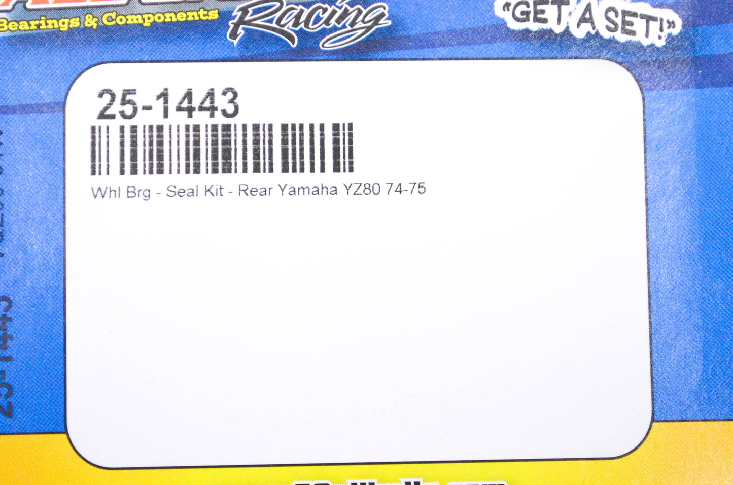 All Balls 25-1443, VQZ30-04W Yamaha Rear Wheel Bearing Seal Kit NOS