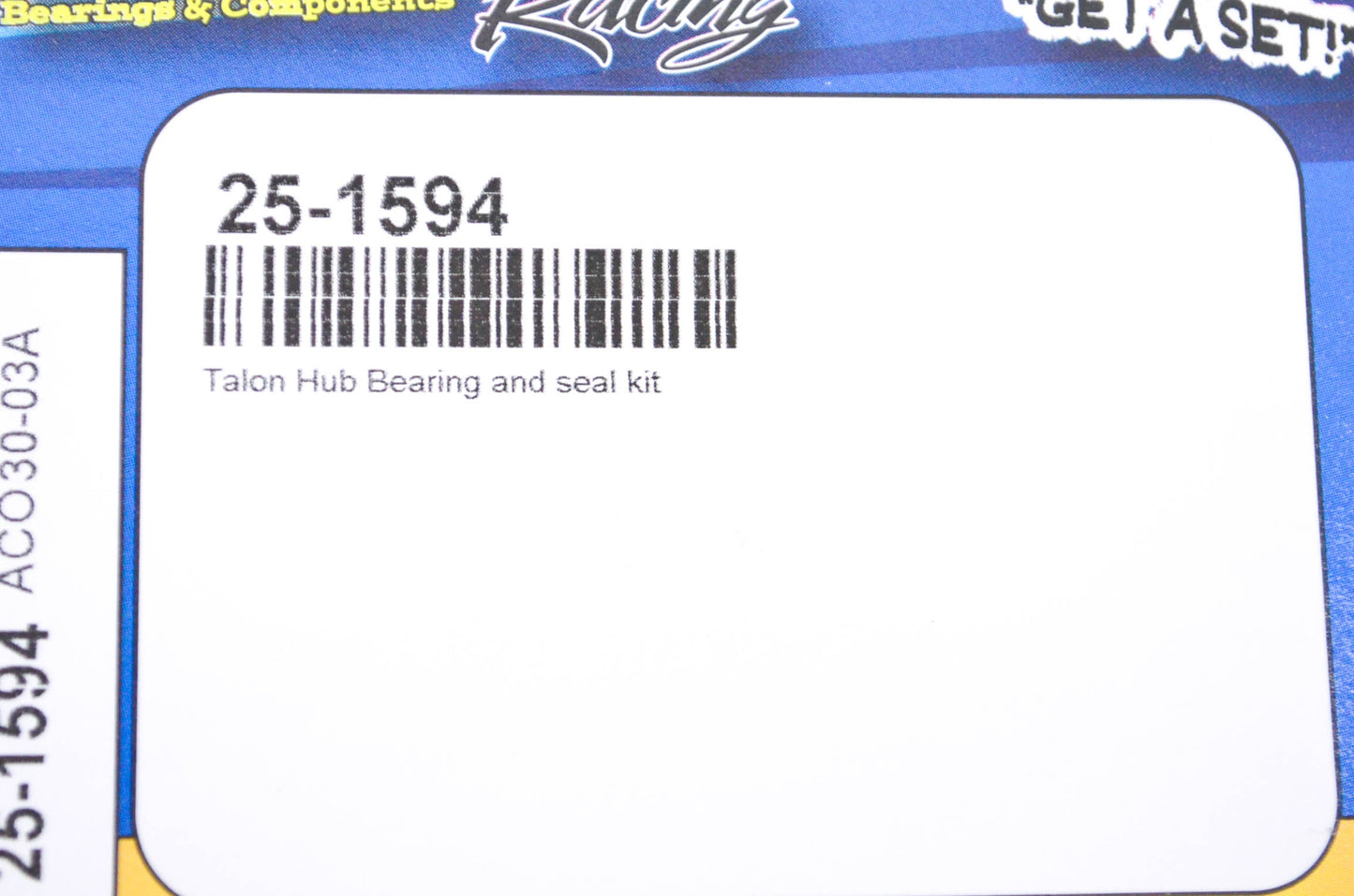 Moose Racing 25-1594 Talon Hub Bearing & Seal Kit NOS